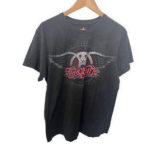 DISNEYLAND RESORT AEROSMITH ROCKING ROLLER COASTER GRAPHIC SS TEE SIZE LARGE